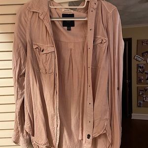 American Eagle boyfriend fit button up